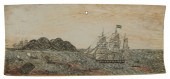 POLYCHROME SCRIMSHAW PANBONE P