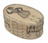 POLYCHROME SCRIMSHAW WHALEBONE