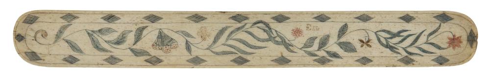 POLYCHROME WHALEBONE BUSK WITH