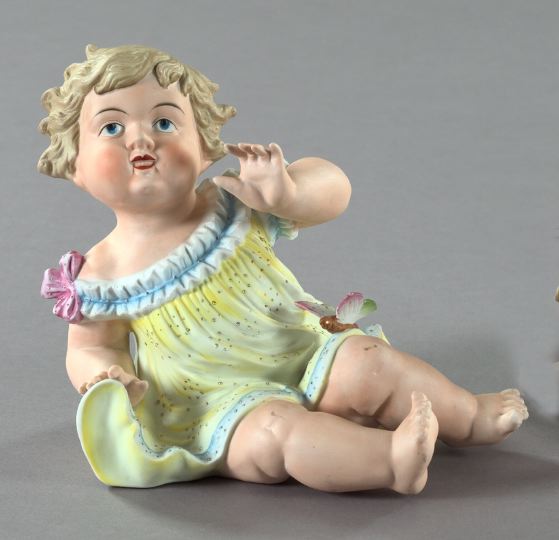 Polychromed Biscuit Porcelain