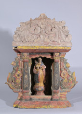 POLYCHROMED BOHOL URNA W/ VIRG
