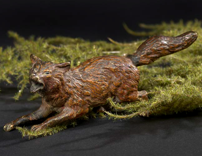 Polychromed Vienna Bronze Figure of