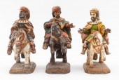 POLYCHROMED WOOD SCULPTURES OF