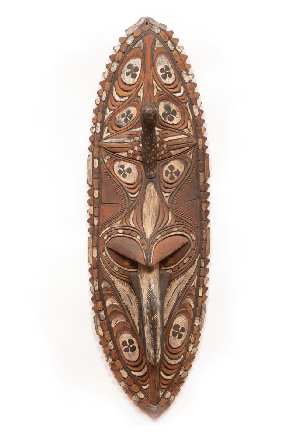 POLYNESIAN CARVED AND PAINTED