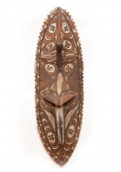 POLYNESIAN CARVED AND PAINTED