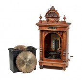 POLYPHON DISC MUSIC BOXWalnut
