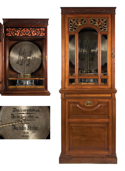 Polyphon Walnut Music Box 	 