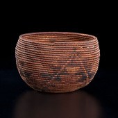 Pomo Basket decorated with ste