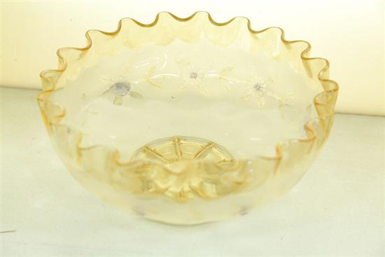 POMONA GLASS BOWL. 1st grind with