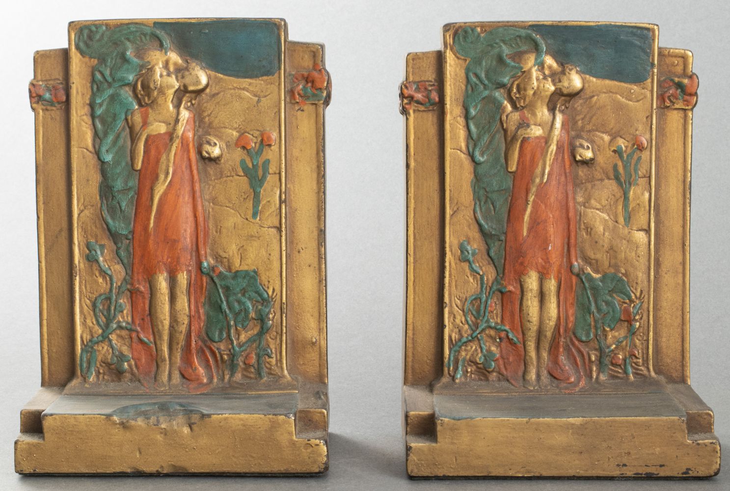 POMPEIAN BRONZE ART NOUVEAU