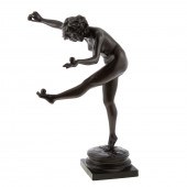 POMPEIAN BRONZE EXOTIC DANCER