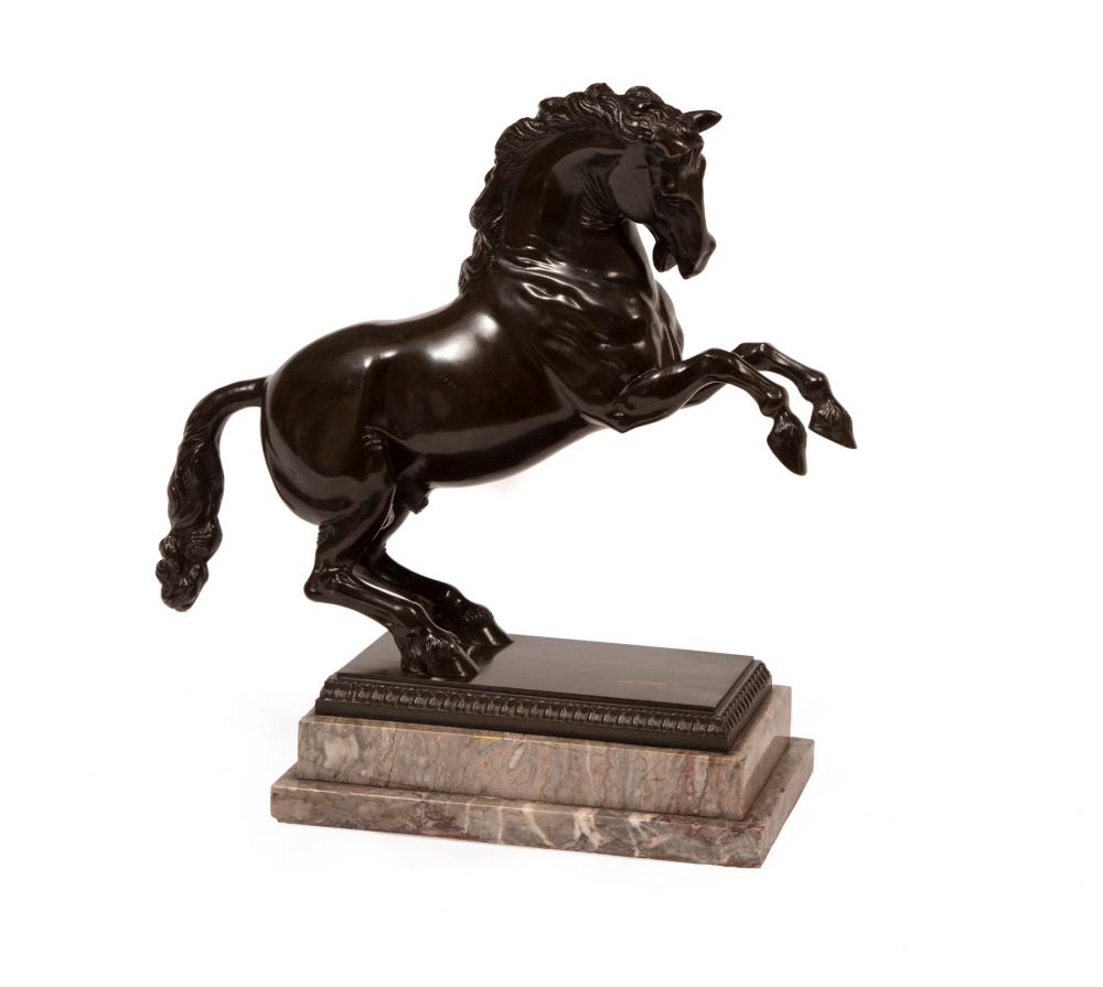 POMPEIAN-STYLE PATINATED BRONZE
