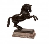 POMPEIAN-STYLE PATINATED BRONZ