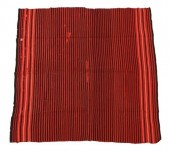 PONCHO NOW FASHIONED AS A RUG,