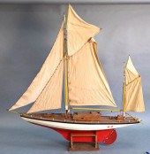 POND BOAT, ON STAND, AS IS, HE