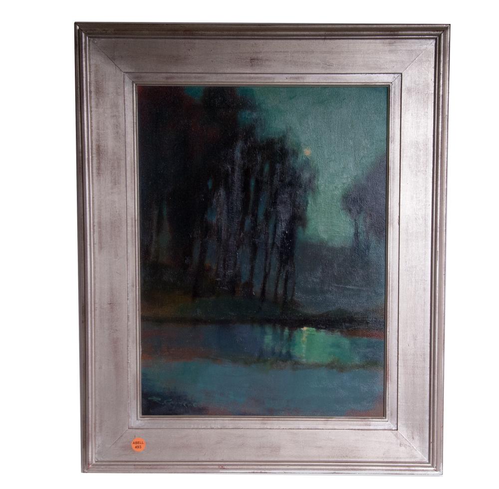 POND ON THE GROVEcirca 2000 oil