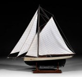 Pond sailer, fully planked wit