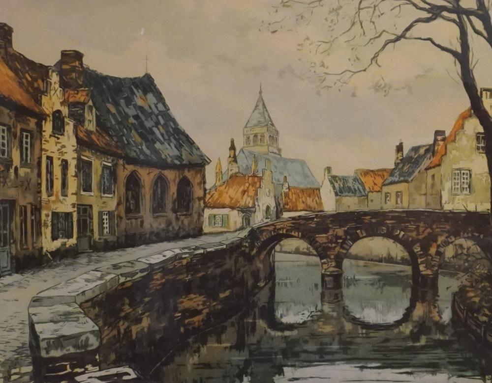 PONT DE MENETRIERS, COLOR PRINT,