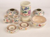 Poole Pottery, a floral cylind