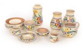 Poole Pottery, a pair of flora