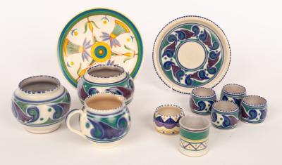 Poole Pottery, a pair of