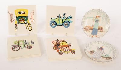 Poole Pottery, a set of three