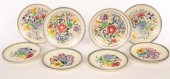 Poole Pottery, four floral sha