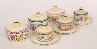 Poole Pottery, three floral