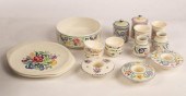 Poole Pottery, two floral marm