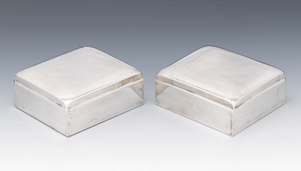 POOLE STERLING SILVER, PAIR OF