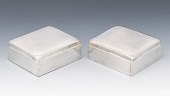 POOLE STERLING SILVER, PAIR OF