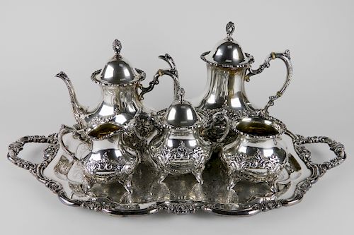 POOLE STERLING SILVER TEA