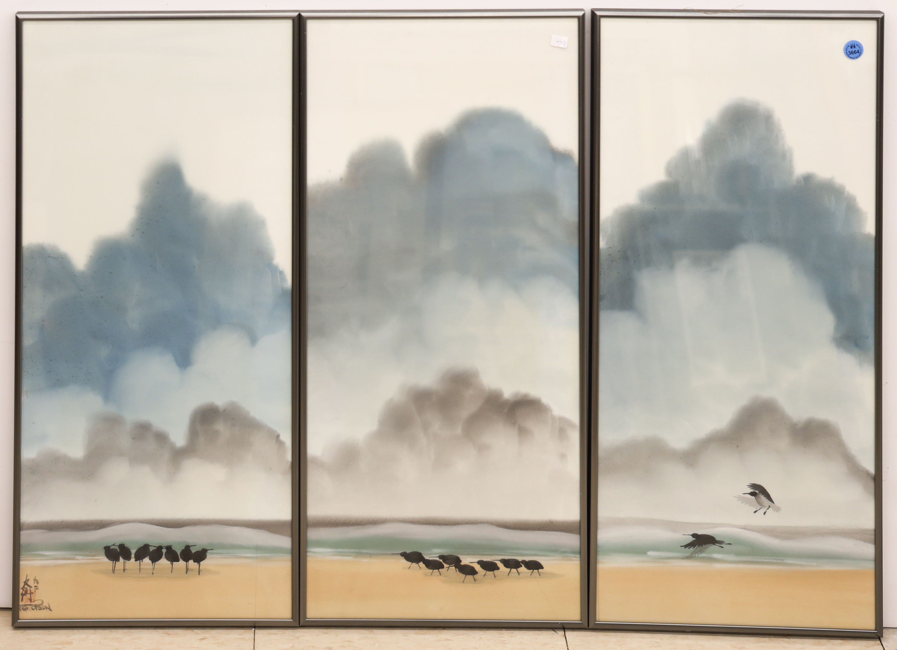 Poon Tai To Chinese Beach Scene