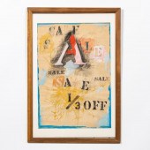 POP ART PAINTING ON PAPER, FRA