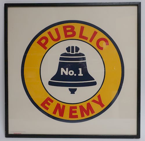POP ART POSTER "PUBLIC ENEMY NO.
