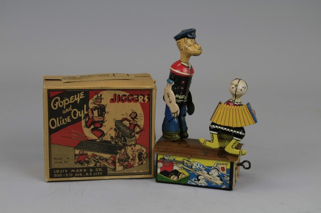 POPEYE AND OLIVE OYL JIGGERS WITH