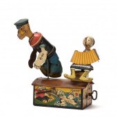 "POPEYE AND OLIVE OYL ON ROOF"