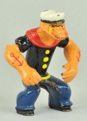 POPEYE CAST IRON MOTORCYCLE FI