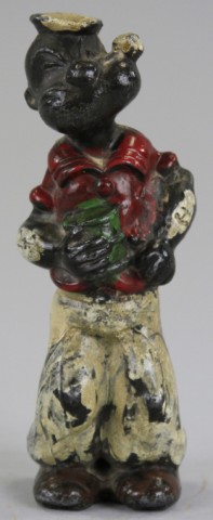POPEYE DOORSTOP Full lead figure of