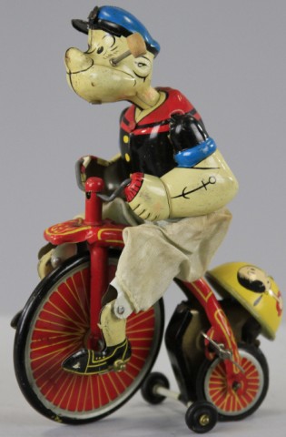 POPEYE ON TRICYCLE Linemar Japan