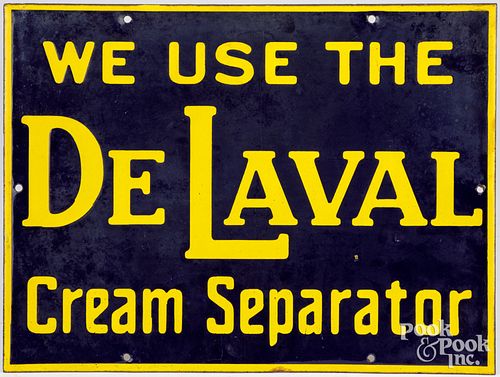 PORCELAIN ADVERTISING SIGNDe