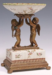 PORCELAIN &AMP; PATINATED BRON