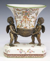 PORCELAIN &AMP; PATINATED BRON