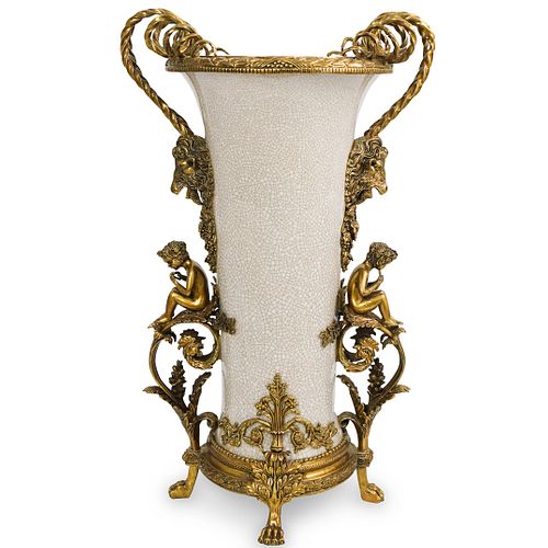 PORCELAIN AND GILDED BRONZE