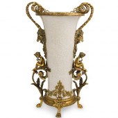 PORCELAIN AND GILDED BRONZE VA