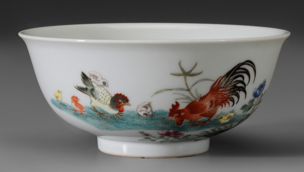 Porcelain Bowl With Polychrome