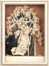 PORCELAIN BRIDE AND GROOM DOLL