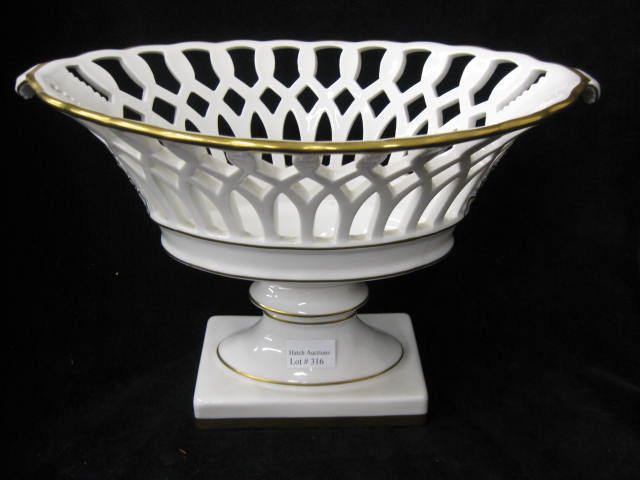 Porcelain Centerpiece with Openwork
