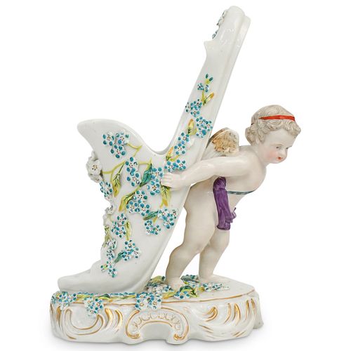 PORCELAIN CHERUB WITH