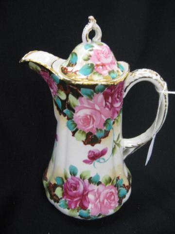 Porcelain Chocolate Pot rose